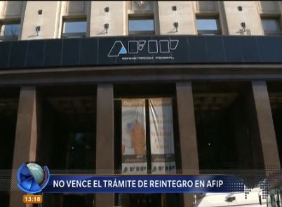 No vence el trámite de reintegro en AFIP