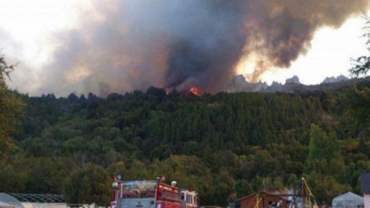 Incendio en el Parque Nacional Los Alerces