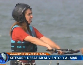 Kitesurf: desafiar al viento...y al mar