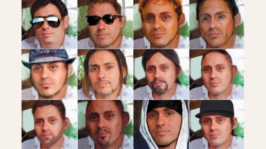 Analizan cómo sería el rostro de Pérez Corradi y difunden 13 identikits