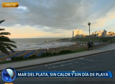 Mardel sin calor y sin playa