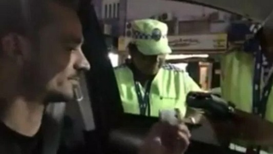 El insólito control de alcoholemia de Chano Charpentier