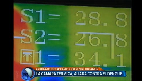 La cámara térmica, una aliada contra el dengue