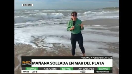Mañana soleada en Mar del Plata