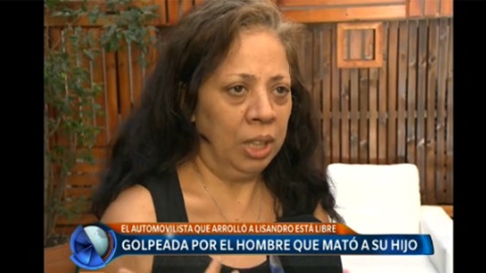 Golpeada por el hombre que mató a su hijo