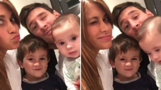 Video: el show de gestos de Messi y su familia