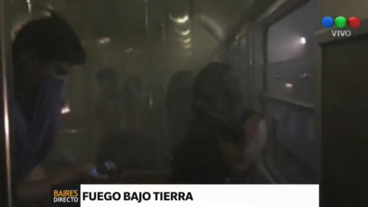 Un incendio paralizó el metro de Santiago de Chile