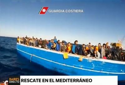 Marina italiana rescató a 216 inmigrantes