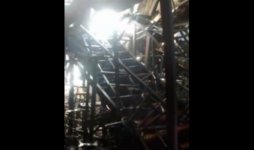 Así quedó el depósito de utilería de Canal 13 y TN tras el incendio