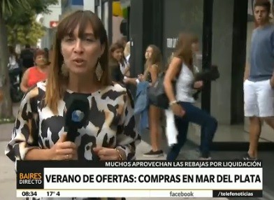 Paseo de compras y ofertas en Mar del Plata