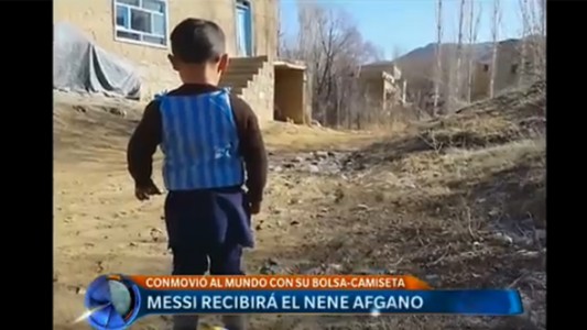 Messi recibirá al niño que improvisó su camiseta con una bolsa de plástico