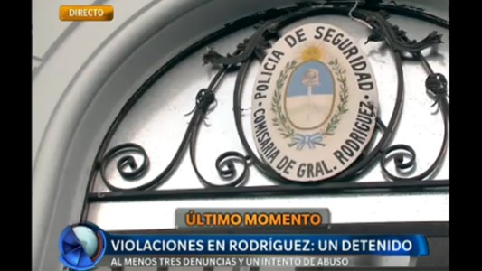 Violaciones en Rodríguez: un detenido