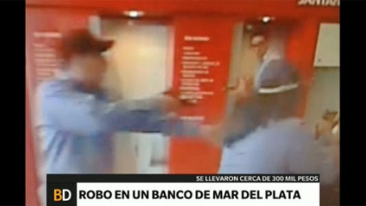 Robo en un banco de Mar del Plata