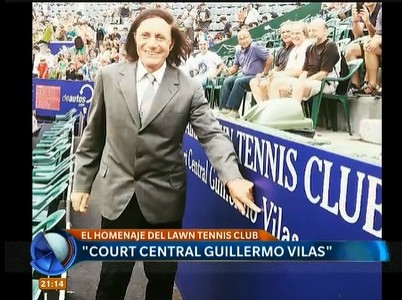 Homenaje a Vilas en el Lawn Tennis Club