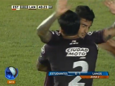 Lanùs venció a Estudiantes 1 a 0 con un gol sobre el final