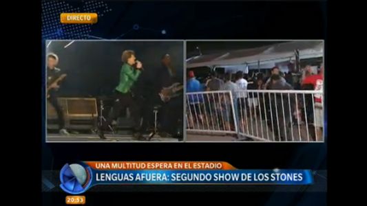 Lenguas afuera: segundo show de los Rolling Stones