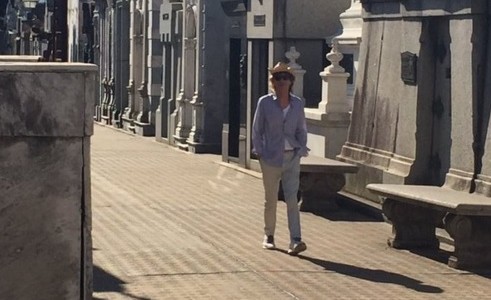 Mick Jagger, otra vez de paseo antes del último show