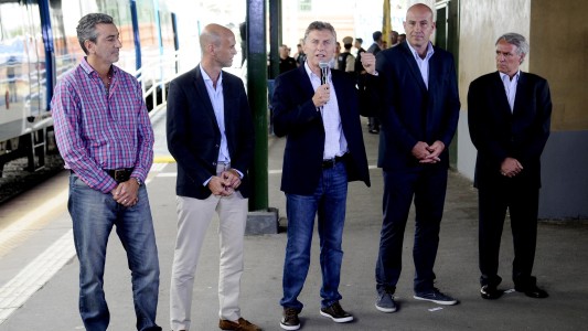 Macri inauguró un tramo del tren Roca junto a Florencio Randazzo