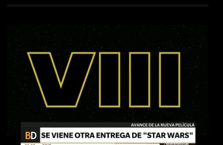 Se viene otra entrega de "Star Wars"