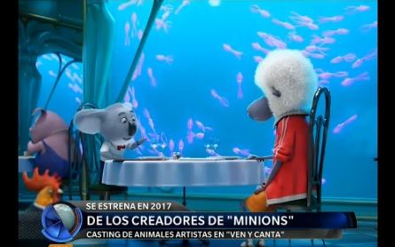 Cine: adelanto de "Ven y canta", de los creadores de "Minions"