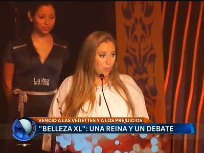 Una reina de la belleza XL en Villa Carlos