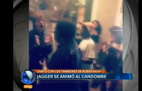 Mick Jagger se animó al candombe junto a Rubén Rada