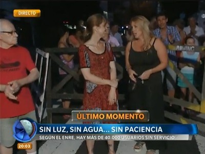 Sin luz, sin agua y sin paciencia