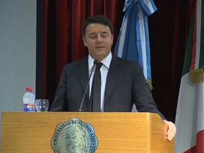 El poema de Borges que recitó Renzi no era de Borges