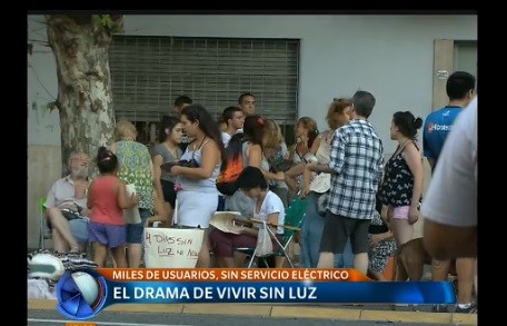 El drama de vivir sin luz
