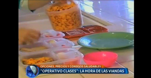 "Operativo clases": la hora de las viandas