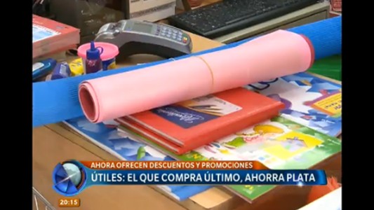 Útiles: el que compra último, ahorra plata