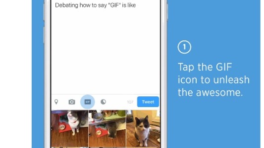 Chau imágenes estáticas, Twitter deja subir GIFS animados desde el celular