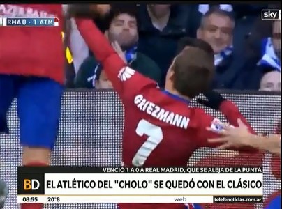 El Atlético del Cholo Simeone se quedó otra vez con el clásico madrileño