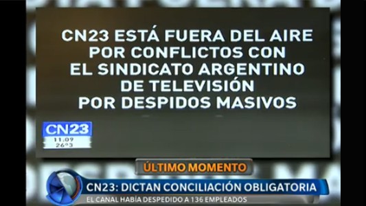 CN23: dictan conciliación obligatoria