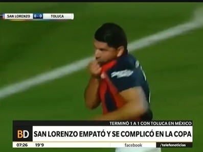 Copa Libertadores: San Lorenzo no pudo con el Toluca en el Nuevo Gasómetro