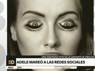 Adele mareó a las redes sociales