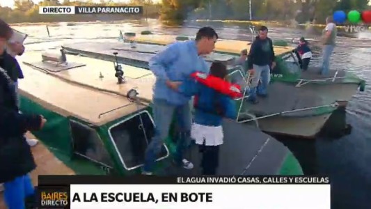 Villa Paranacito: 500 pobladores rodeados por el agua