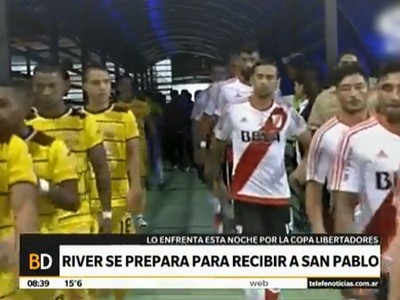 River enfrenta al San Pablo de Bauza en el Monumental