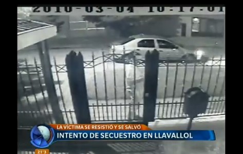 Video: intento de secuestro en Llavallol