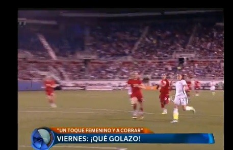 El golazo del viernes: un toque femenino