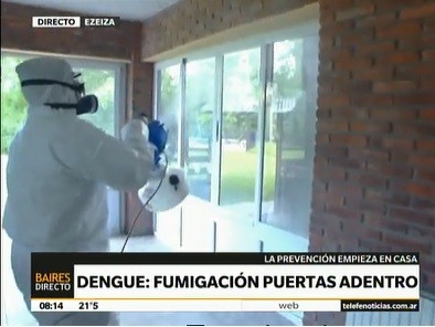 La prevención del dengue dentro de la casa