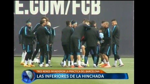 Mirá cómo reaccionan los jugadores del Barcelona con estos "mini colados"