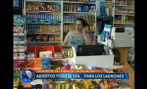 Los kioscos abren las 24 horas... para los ladrones