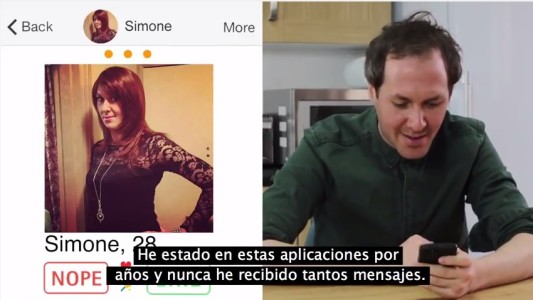 Experimento: Un hombre se hizo pasar por mujer en Tinder y esto fue lo que pasó