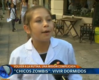 "Chicos zombis": vivir dormidos