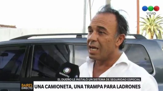 Ladrón quedó atrapado dentro de una 4x4 que intentaba robar