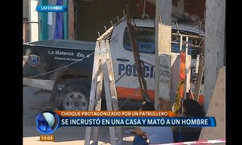 Choque de patrulleros en Laferrere: un muerto y tensión entre los vecinos y la Policía