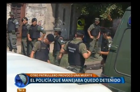 Quedó detenido el policía que chocó el patrullero en Laferrere