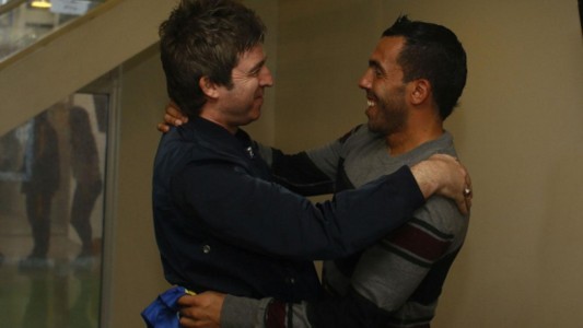 Noel Gallagher visitó a Carlitos Tevez en la Bombonera