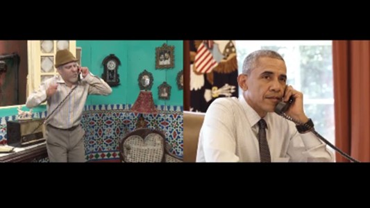 El divertido sketch de Obama con el comediante más popular de Cuba